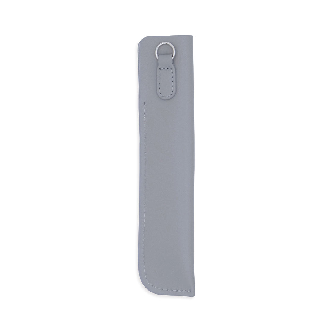 Luddite Superior Standard PU Leather Pen Holder - Gray — capped