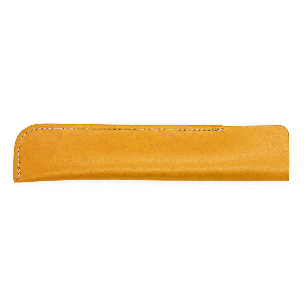 Luddite THE POST Bonded Leather Fiber Pen Sheath - Camel — lead extended
