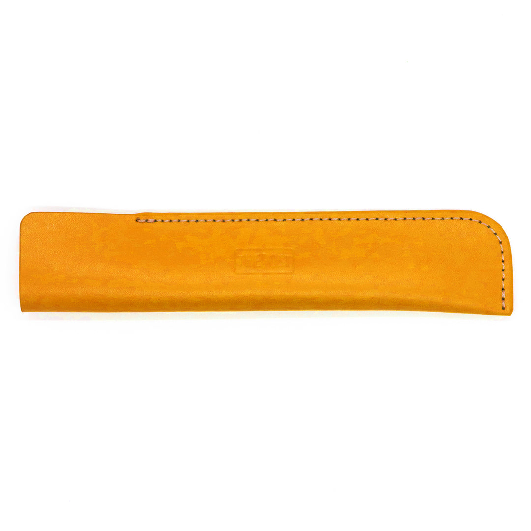 Luddite THE POST Bonded Leather Fiber Pen Sheath - Camel — capped