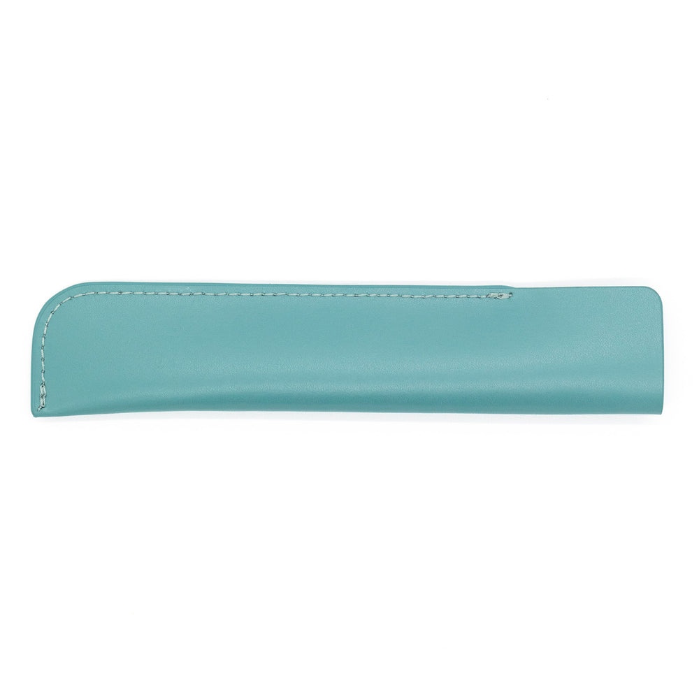 Luddite THE POST Bonded Leather Fiber Pen Sheath - Teal — lead extended