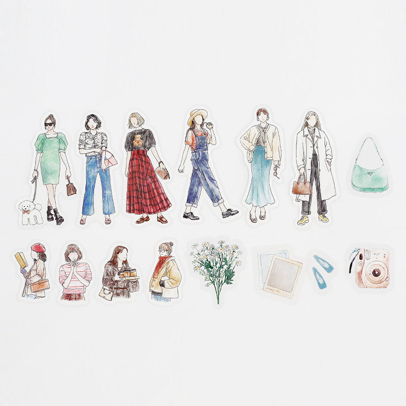 BGM Coordinating Stickers: Today's Me - Snap — pattern detail