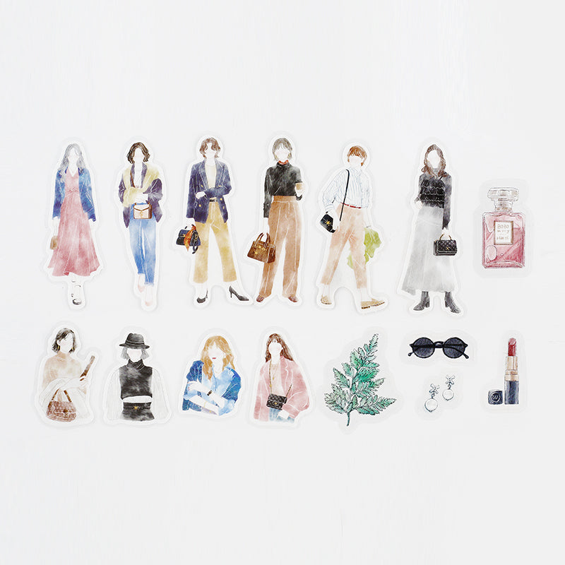 BGM Coordinating Stickers: Today's Me - List of Luxury Items — pattern detail