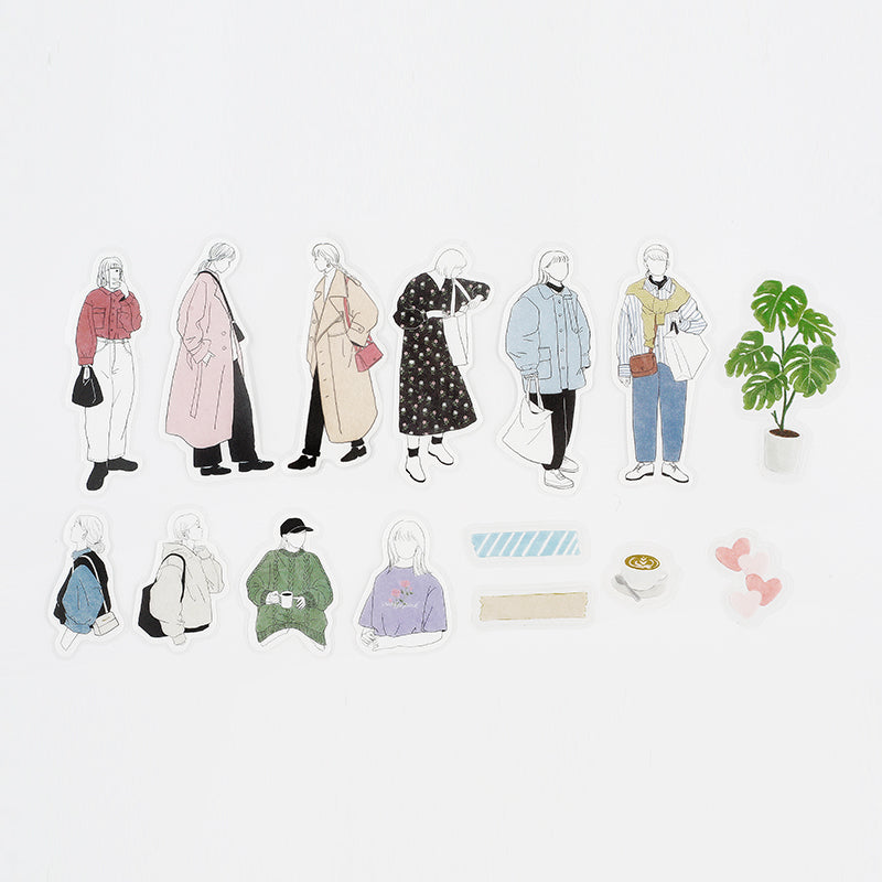 BGM Coordinating Stickers: Today's Me - Casual — pattern detail