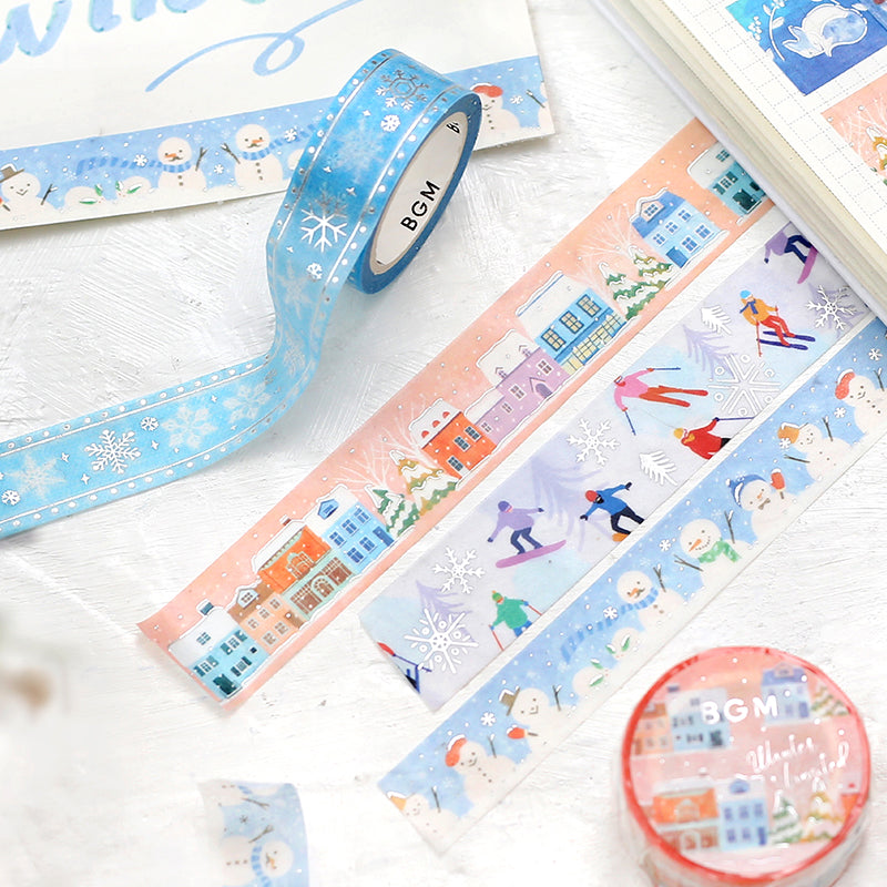 BGM Winter Limited Masking Tape - Snow Embroidery — colour swatch