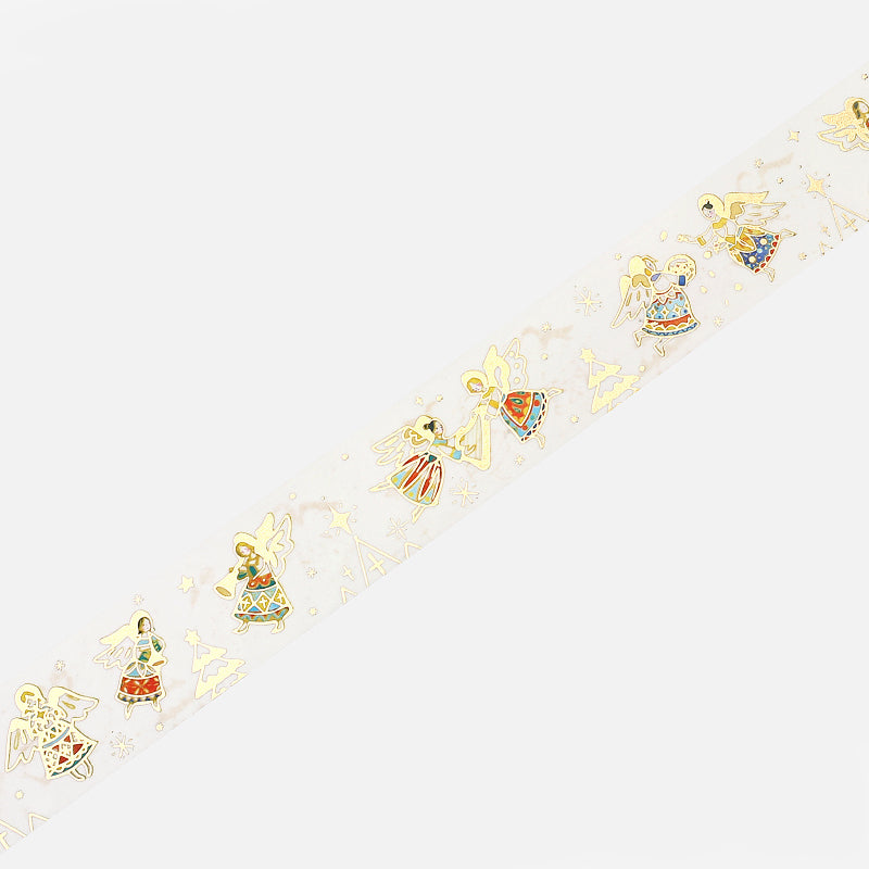 BGM Christmas Limited 2023 Masking Tape - Angel — pattern detail
