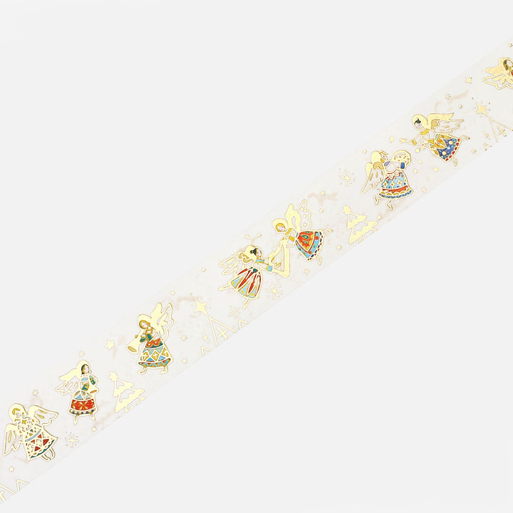 BGM Christmas Limited 2023 Masking Tape - Angel — pattern detail