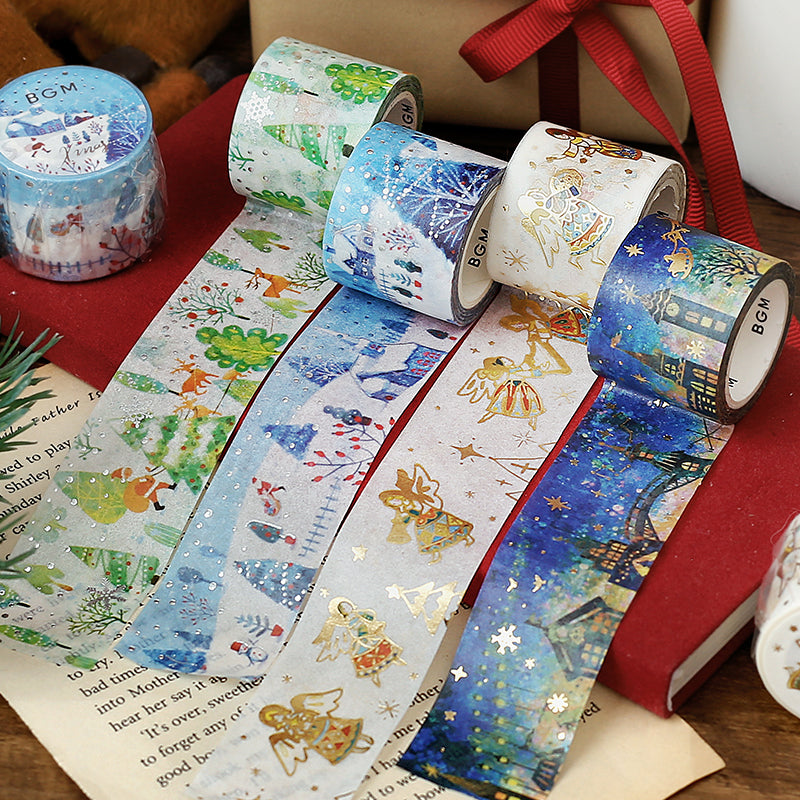 BGM Christmas Limited 2023 Masking Tape - Forest — applied on surface