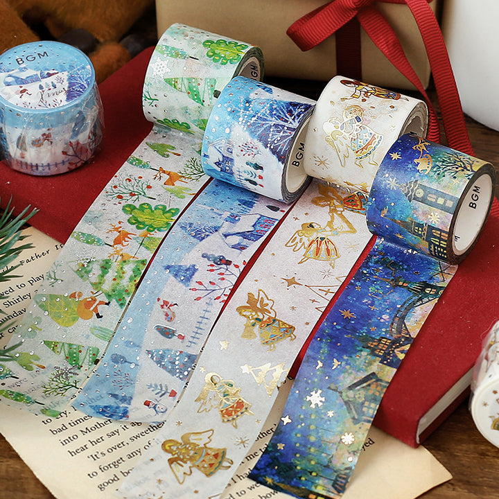 BGM Christmas Limited 2023 Masking Tape - Forest — applied on surface