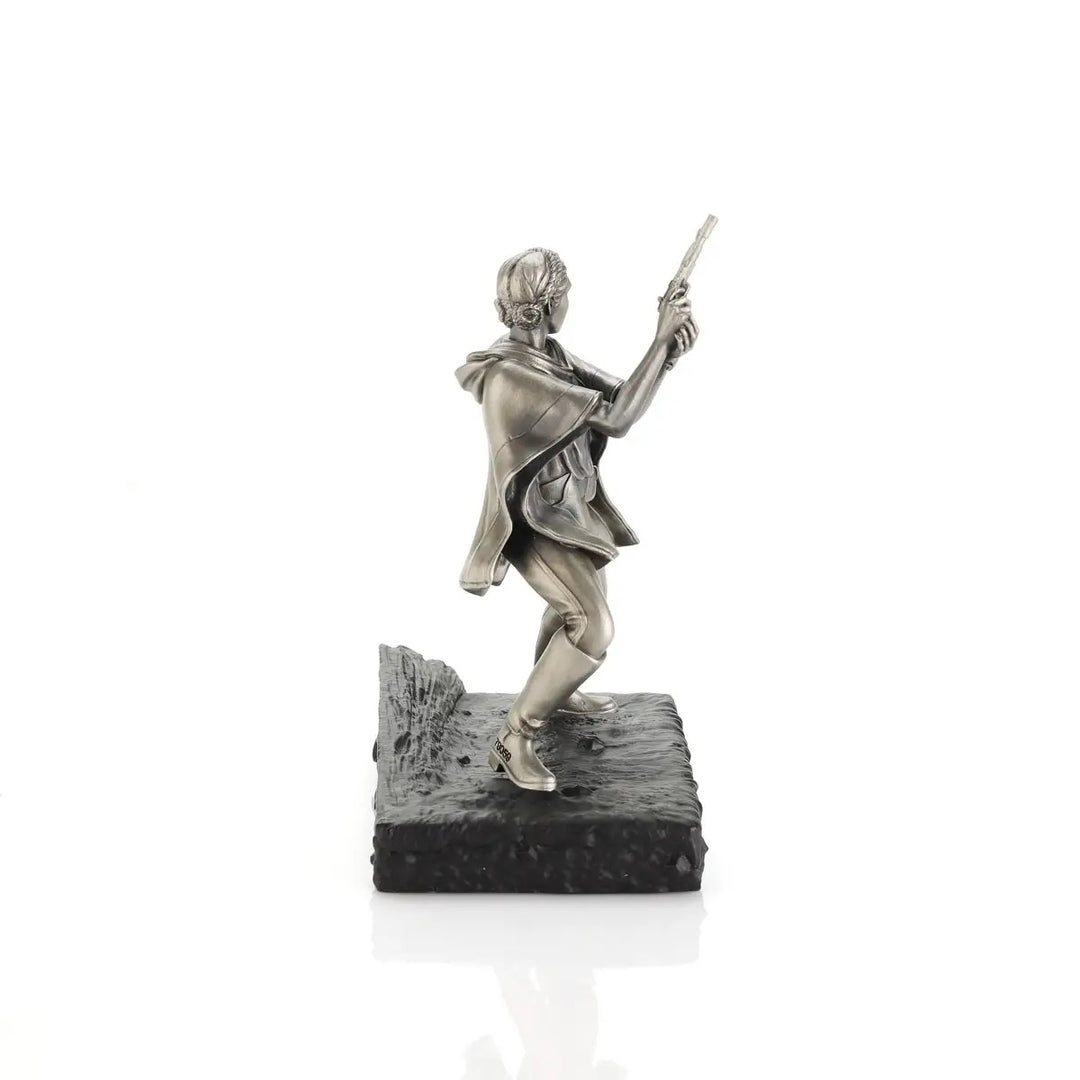 Royal Selangor Starwars Figurine - Leia Organa Endor — in use