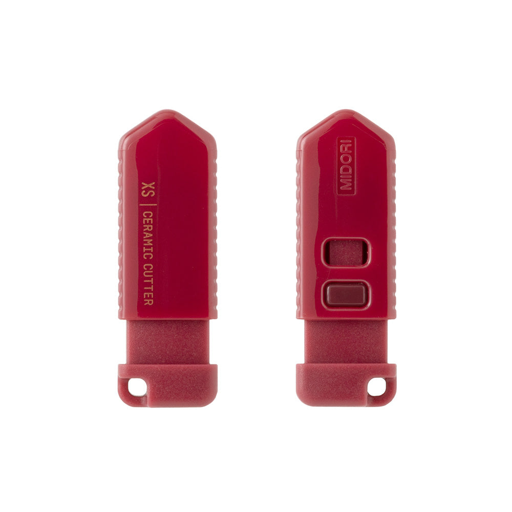 Midori XS Ceramic Cutter Dark Red — side view