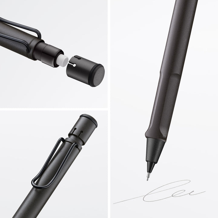 Lamy Safari Mechanical Pencil - Matte Black — lead extended