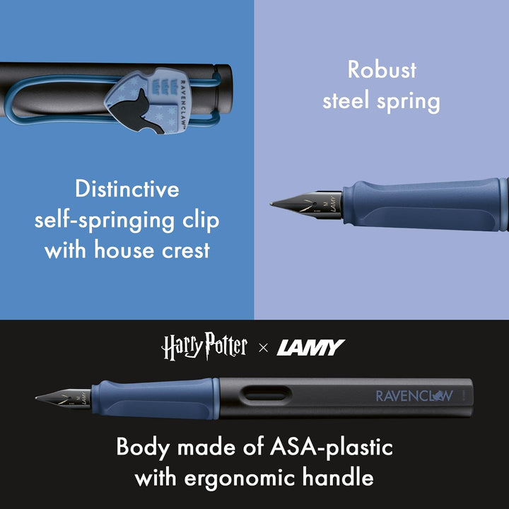 LAMY Safari Harry Potter Fountain Pen in Ravenclaw — Lamy fountain pen — precision nib writing instrument, at Cityluxe Singapore stationery store