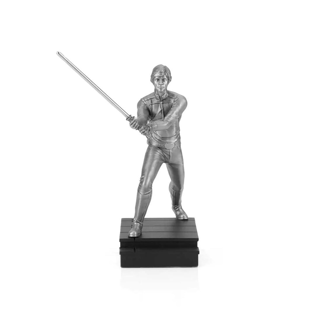 Royal Selangor Starwars Figurine - Luke Skywalker Lightsaber Duel — front view