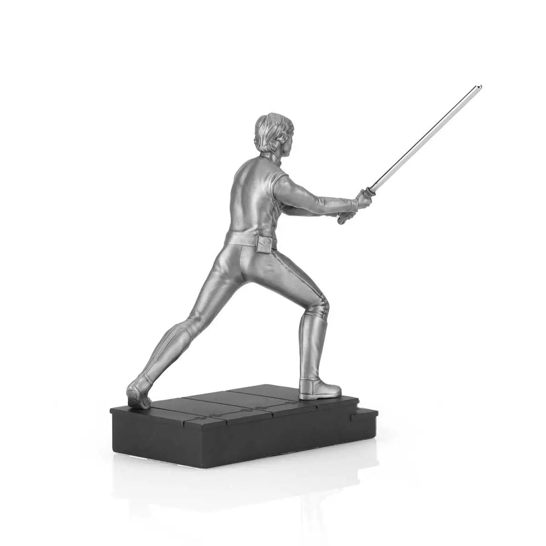 Royal Selangor Starwars Figurine - Luke Skywalker Lightsaber Duel — detail view