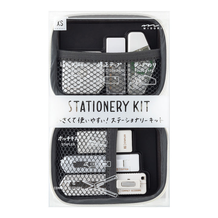 Midori XS Stationery Kit White B — front view
