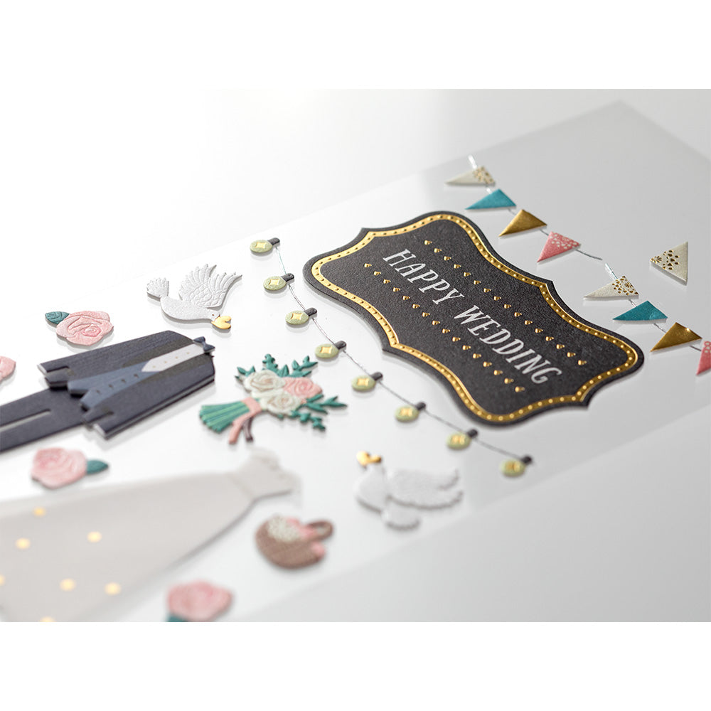 Midori Sticker 358 PaperCraft Museum Title Wedding -Title Seal — side view
