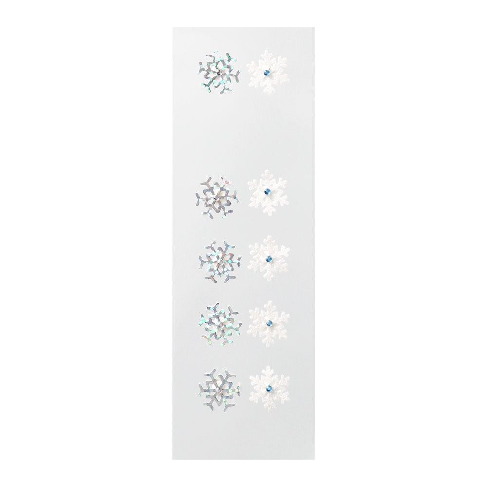 Midori Sticker PaperCraft Museum Sticker 2417 Motif Snow Crystal — side view