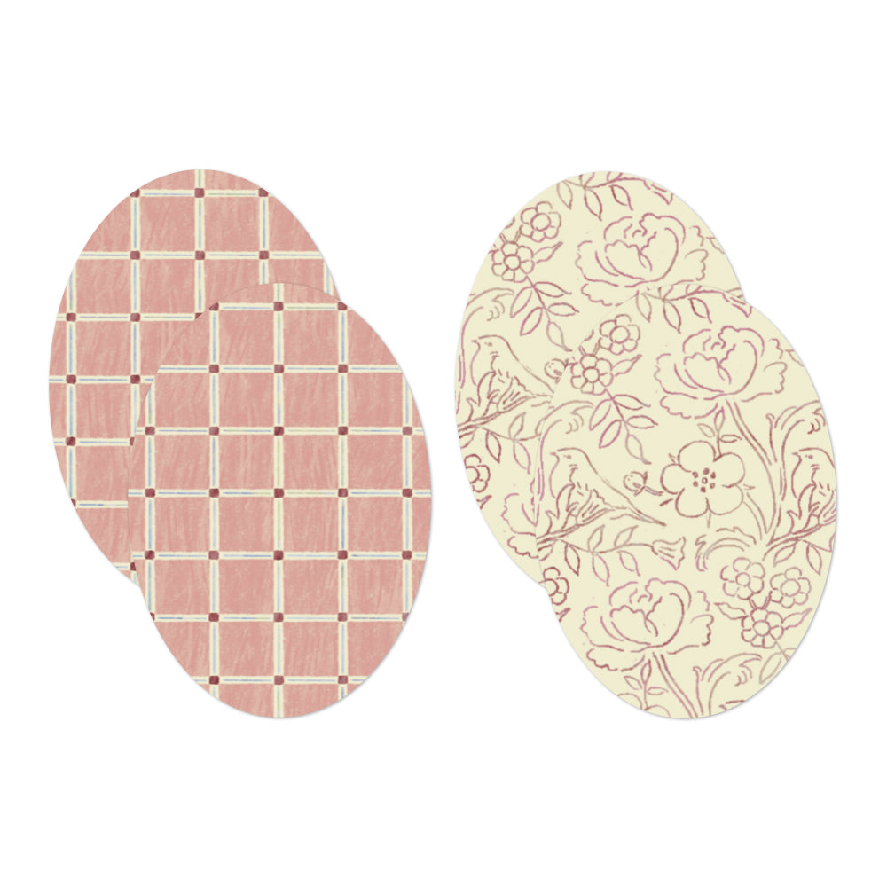 Midori Yuka Takamaru Decoration Stickers - Pink — in use