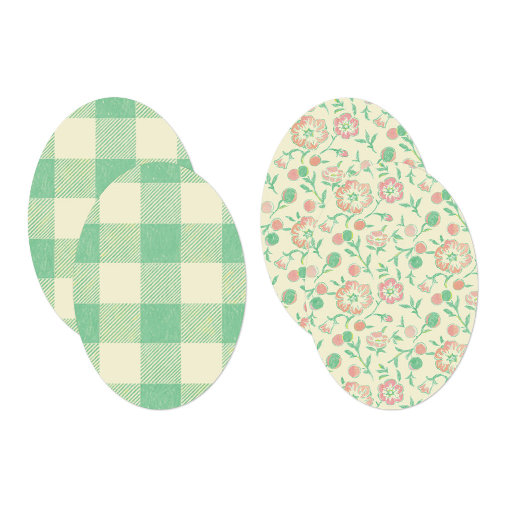 Midori Yuka Takamaru Decoration Stickers - Yellow Green — in use
