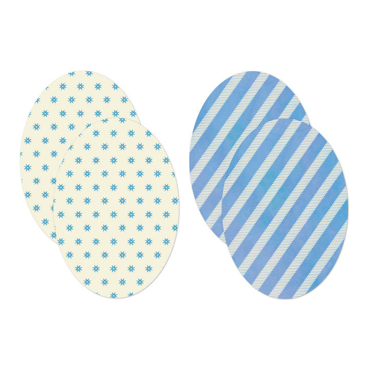 Midori Yuka Takamaru Decoration Stickers - Light Blue — in use
