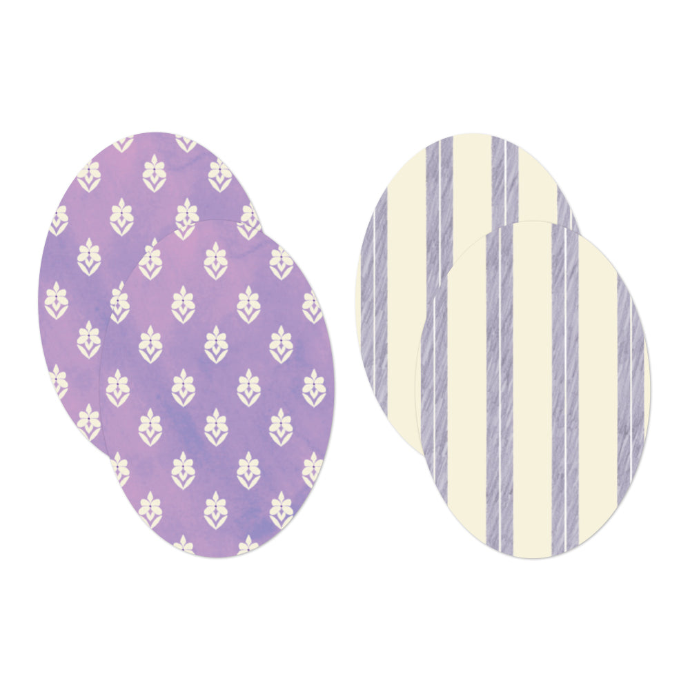 Midori Yuka Takamaru Decoration Stickers - Purple — in use