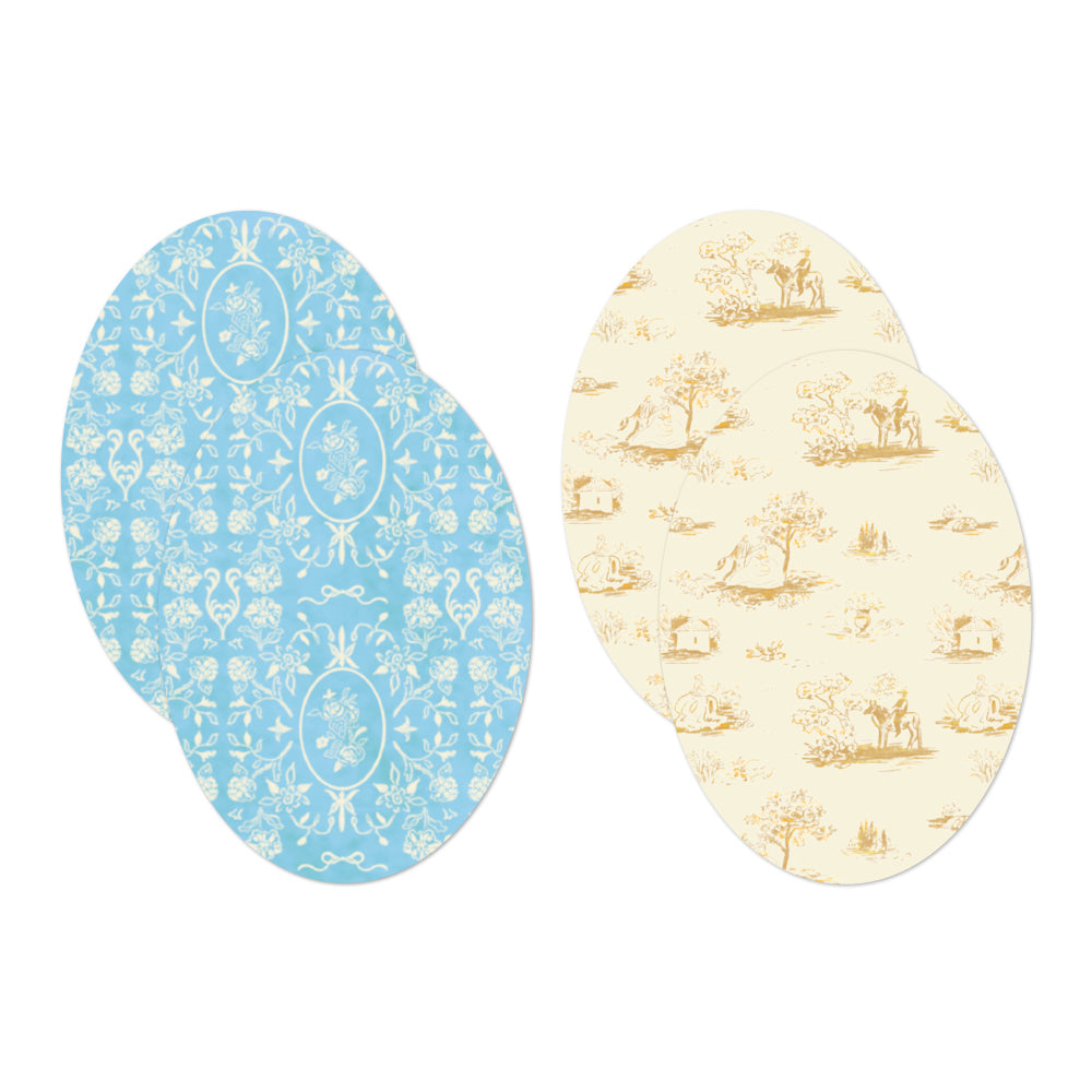 Midori Yuka Takamaru Decoration Stickers - Beige — in use