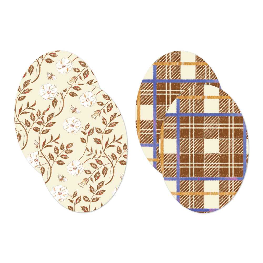 Midori Yuka Takamaru Decoration Stickers - Brown — in use