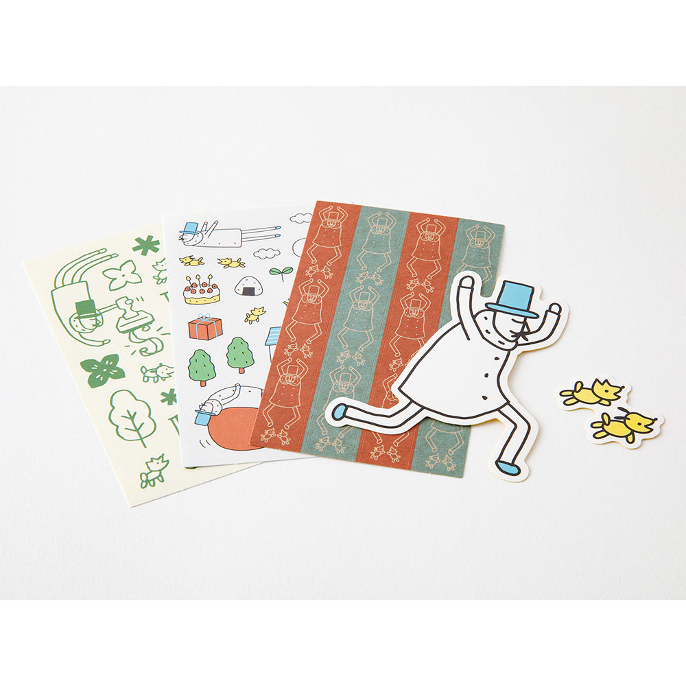 Midori Ojisan 30th Anniversary Decoration Sticker B — detail view