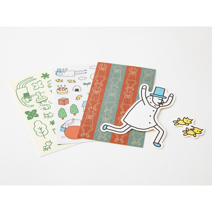 Midori Ojisan 30th Anniversary Decoration Sticker B — detail view