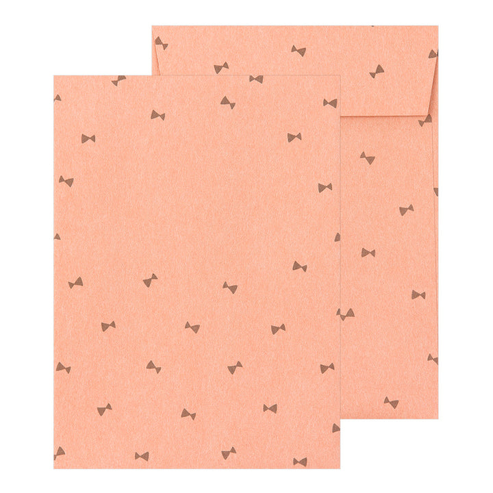 Midori Letter Set With Black Cat Stickers — detail view