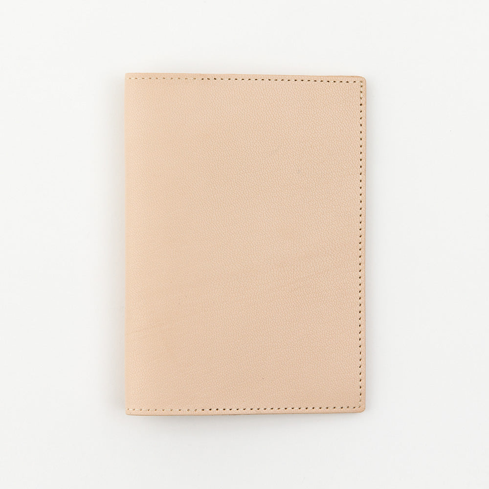 MD Notebook Cover Boxed (A6) - Goat Leather — open spread
