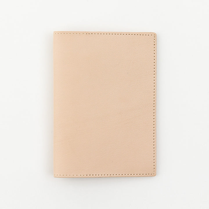 MD Notebook Cover Boxed (A6) - Goat Leather — open spread