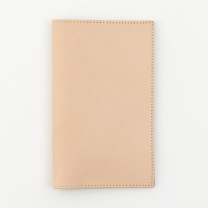MD Paper Goat Leather Cover For MD Notebook B6 Slim — open spread