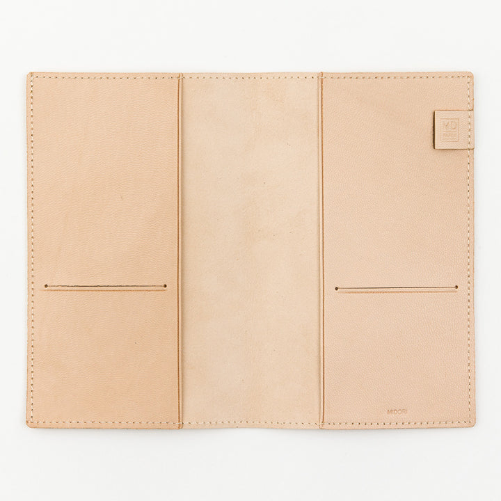 MD Paper Goat Leather Cover For MD Notebook B6 Slim — back cover