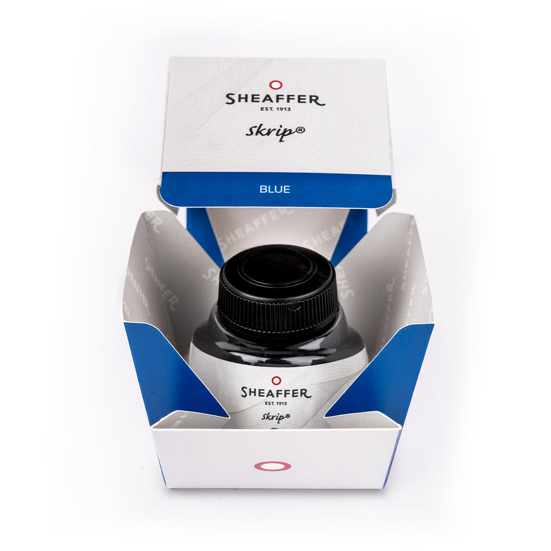 Sheaffer Ink Bottle - Blue 50ml — cap detail
