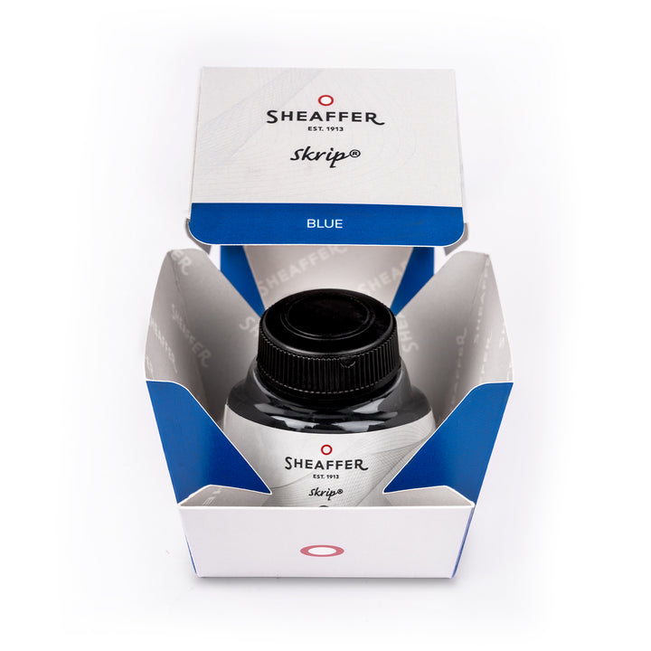 Sheaffer Ink Bottle - Blue 50ml — cap detail