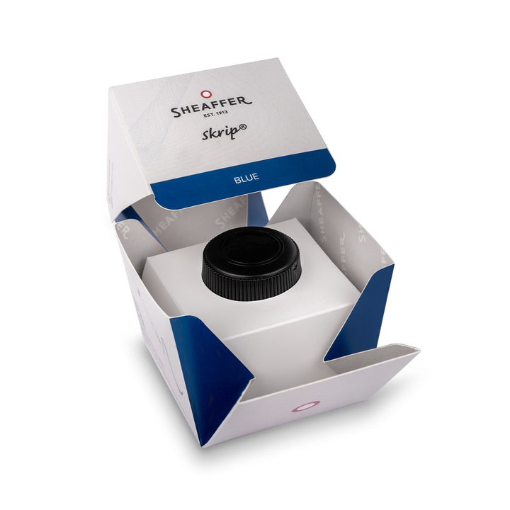 Sheaffer Ink Bottle - Blue 50ml — colour swatch on paper