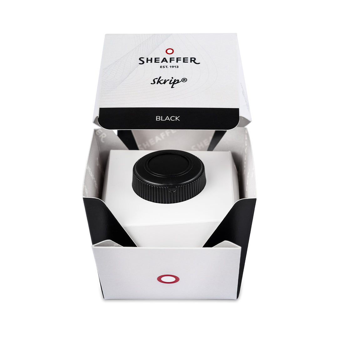 Sheaffer Ink Bottle - Black 50ml — cap detail