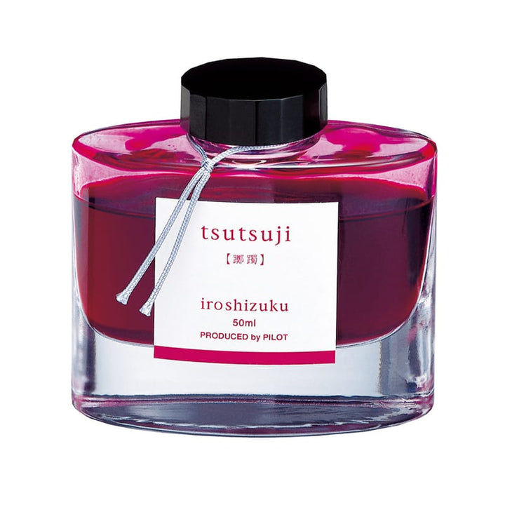 Pilot Iroshizuku 50ml Ink Bottle Fountain Pen Ink - Tsutsuji (Magenta) — bottle front