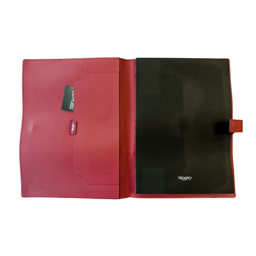 InTempo A4 Pad Cover with Closure — with packaging
