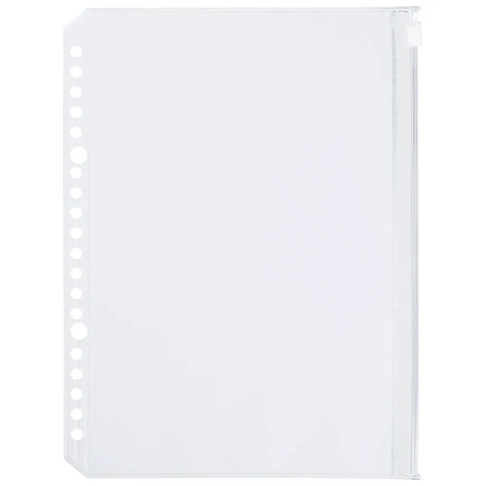 Maruman A5 Holder Leaf with a Zipper — side view