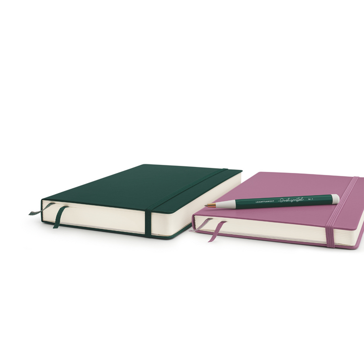 Leuchtturm1917 A5 Medium Hardcover Notebook (Thick, 411 Pages) - Dotted / Dusty Rose — back cover