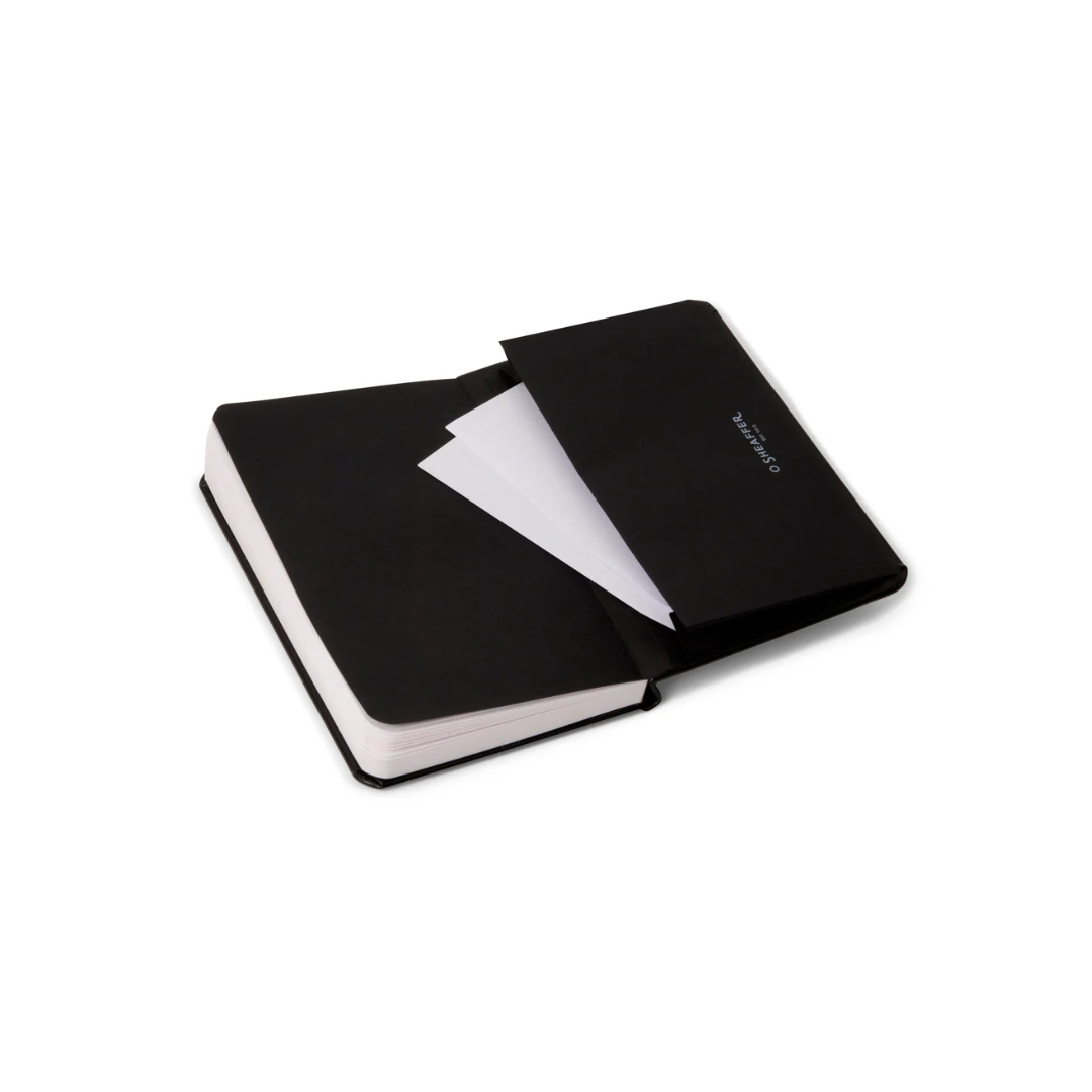 Sheaffer VFM E9405 Matte Black CT Rollerball Pen with A6 Notebook Gift Set — Sheaffer rollerball pen — fluid gel ink writing instrument, at Cityluxe Singapore