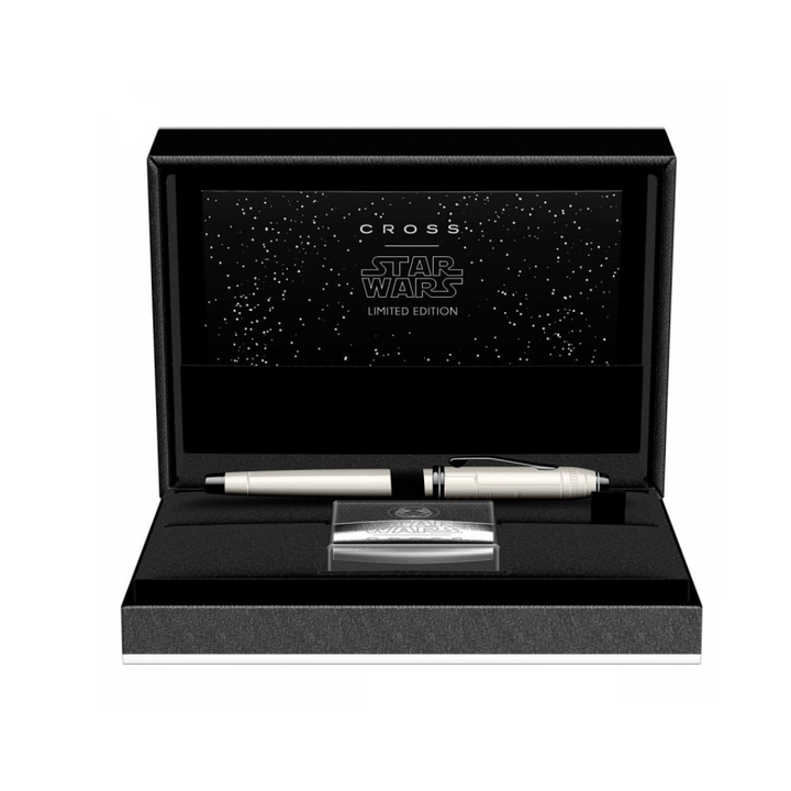 Cross Townsend Starwars Fountain Pen - Stormtrooper — writing at an angle