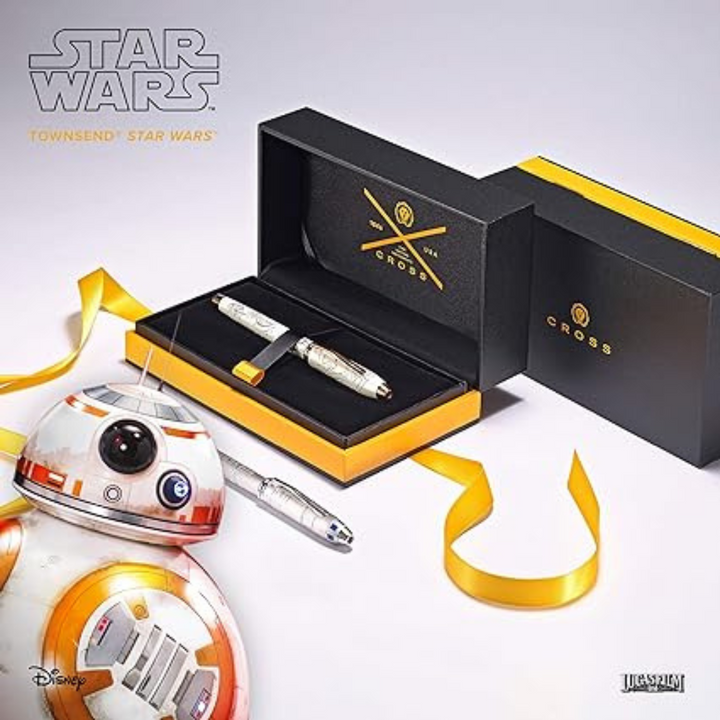 Cross Townsend Starwars Fountain Pen - BB 8 — writing at an angle