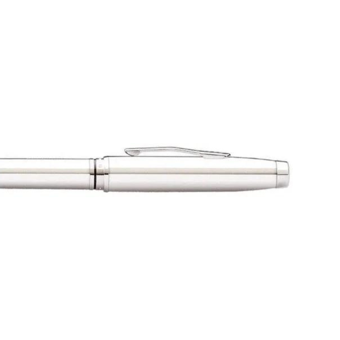 Cross Coventry Ballpoint Pen Lustrous Chrome — Cross ballpoint pen — reliable smooth-writing everyday pen, at Cityluxe Singapore