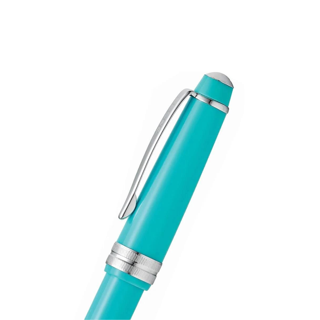 Cross Bailey Fountain Pen in Light Teal — Cross fountain pen — precision nib writing instrument, at Cityluxe Singapore stationery store