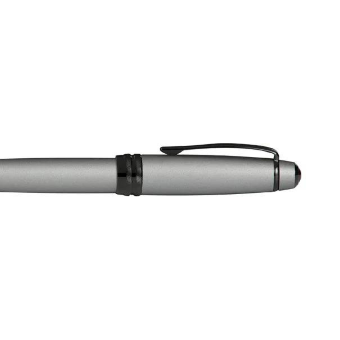 Cross Bailey Ballpoint Pen in Matte Gray — Cross ballpoint pen — reliable smooth-writing everyday pen, at Cityluxe Singapore