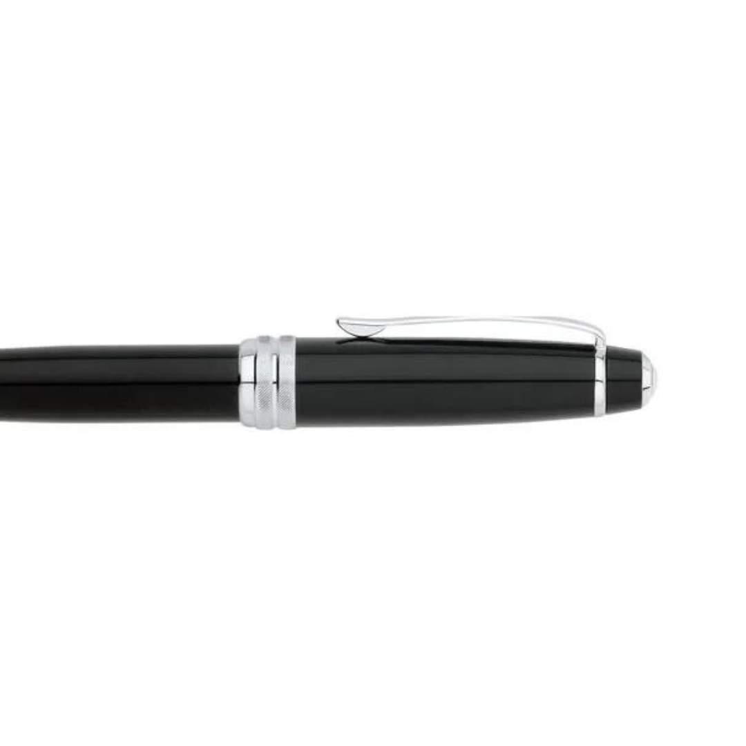 Cross Bailey Fountain Pen in Black Lacquer (Medium) — Cross fountain pen — precision nib writing instrument, at Cityluxe Singapore stationery store