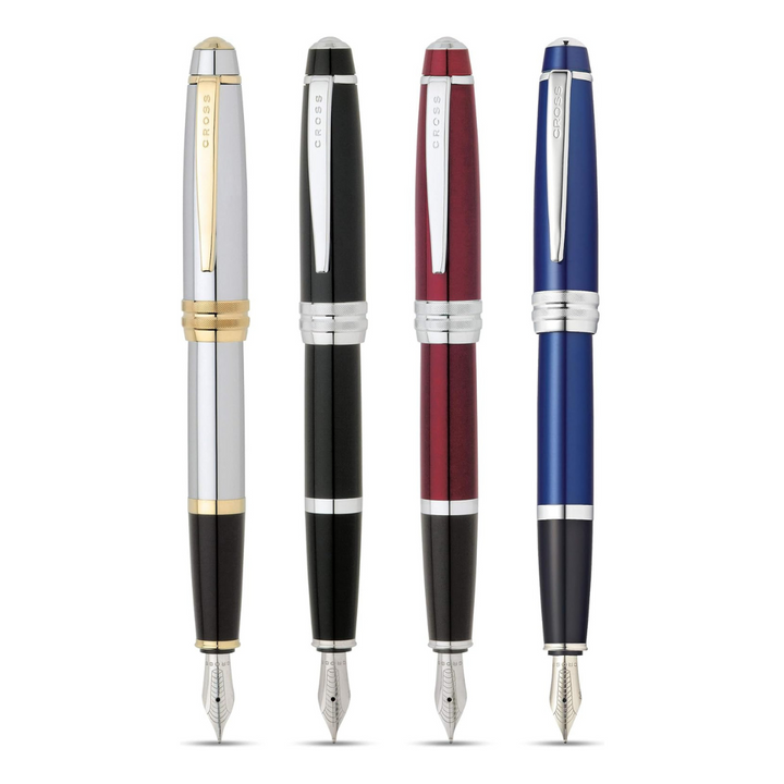 Cross Bailey Fountain Pen in Red Lacquer (Medium) — Cross fountain pen — precision nib writing instrument, at Cityluxe Singapore stationery store